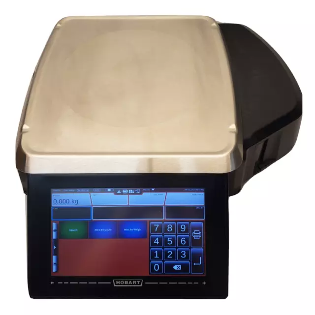 Hobart HTi-7LH26 Digital Scale With Printer Deli Bakery Grocery Store CALIBRATED