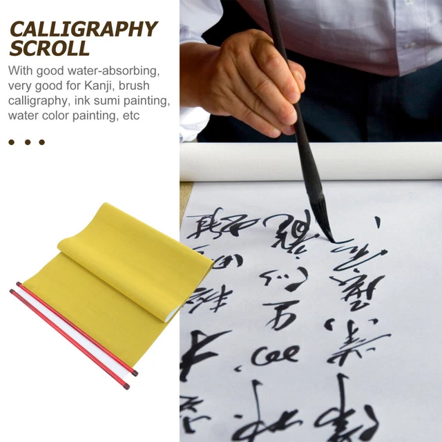 Tofficu Rouleau Calligraphie Chinoise Vierge - Parchemin Xuan Suspendu Pour Écriture Et Peinture