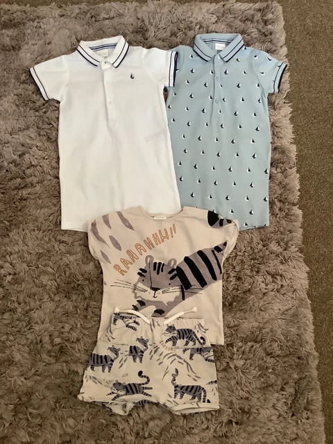 Next Baby Bimboys 9-12 Mesi Nautiche Estive, Pantaloncini Pacchetto Combinazione Post