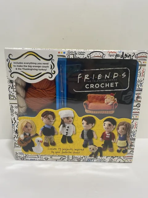 Friends TV Crochet Kit Patrones para los 6 Amigos Accesorios Sofá NUEVO