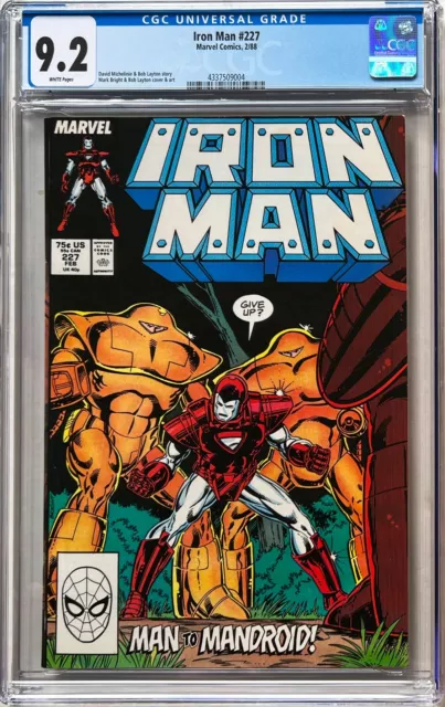 Iron Man #227 CGC 9.2 White. Armour Wars! Coming soon to the MCU!!