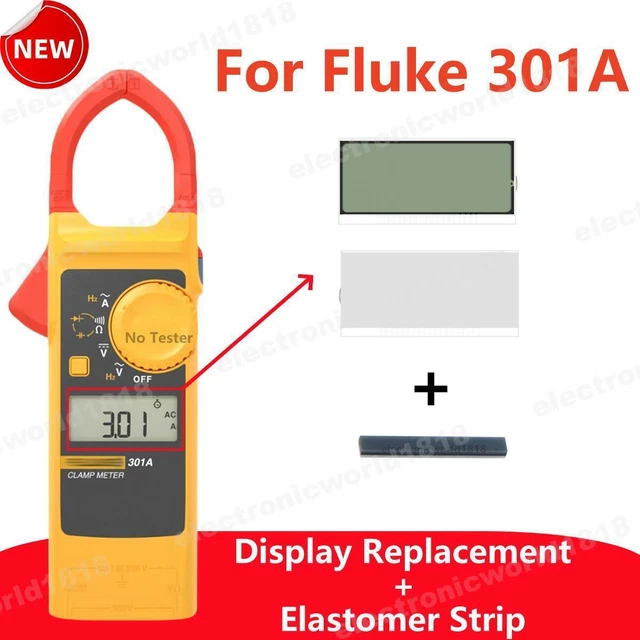 Display For Fluke 301A Digital Clamp Meter Tester LCD Screen Replacement Repair