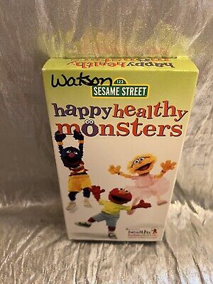 SESAME STREET - Happy Healthy Monsters (VHS, 2005) £7.00 - PicClick UK