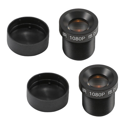 Fielect Camera Lens 3.6mm 3MP F2.0 FPV Camera Lens Wide Angle for CCD Camera M12 1Pcs 