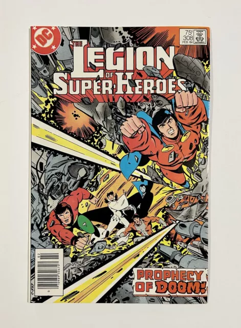 Legion of Super-Heroes #308 DC Comics Newsstand Variant 1984 VF/NM