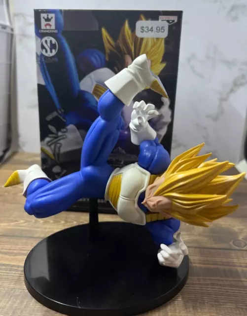 Super Saiyan Vegeta SCultures Big Figure Tenkaichi Budokai Dragon Ball BANPRESTO
