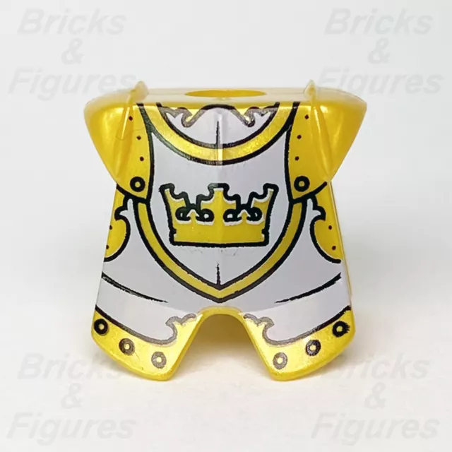LEGO® Gold Knight Crown Breastplate Armour Castle Minifigure Part 2587pb22 New