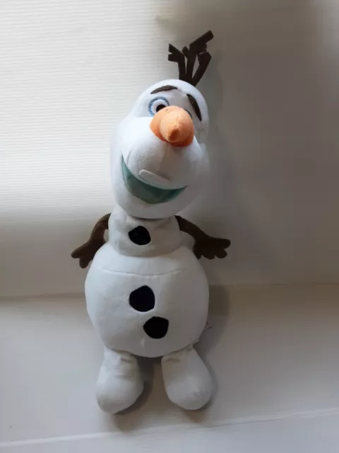 Disney Frozen Olaf The Snowman Interactive Talking Cuddly Plush Toy With Light