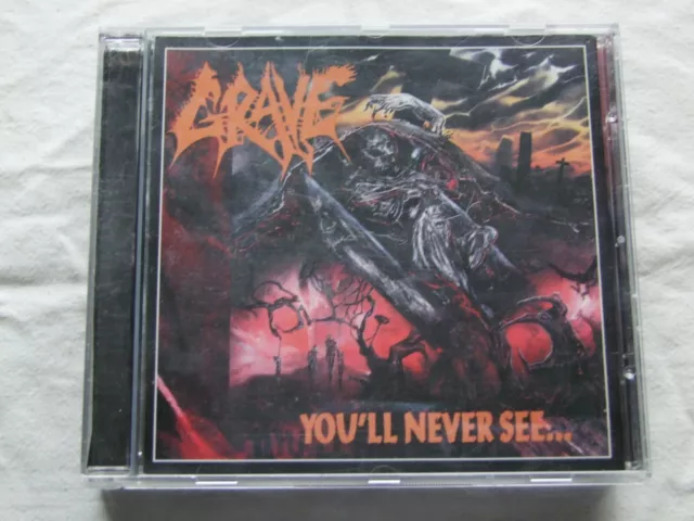 Grave-" You´ll Never See / And Here I Die Satisfied" Cd 2000 Brasilien- Press