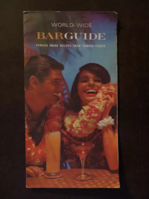 VTG World-wide  Bar Guide famous drinks & placesSouthern Comfort recipe booklet