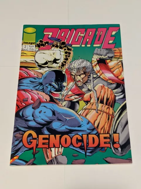 Brigade #2 October 1992 Image Comics W/ Coupon & Trading Cards