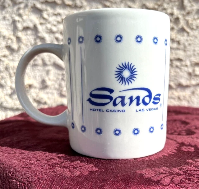 Sands Hotel Casino CLOSED Rat Pack Las Vegas Tourist Souvenir Coffee Cup Mug