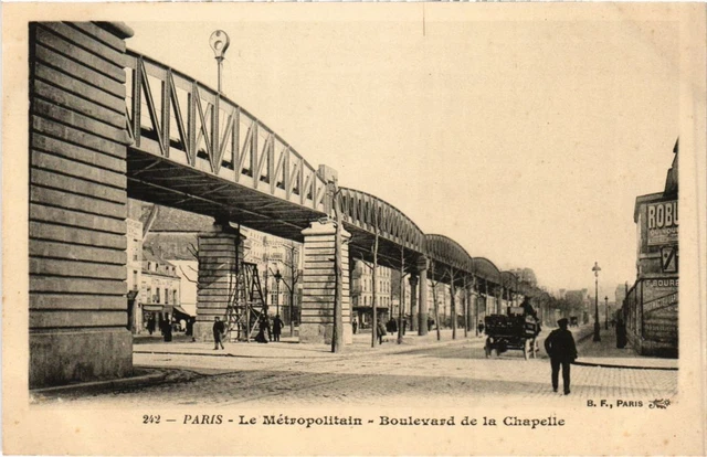 CPA PARIS 19e le metropolitain Bd de la Chapelle (1248892)