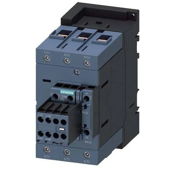 Siemens 3RT2045-1AB04 Electrical contactor with Siemens 3RH2911-1HA11 Auxiliary