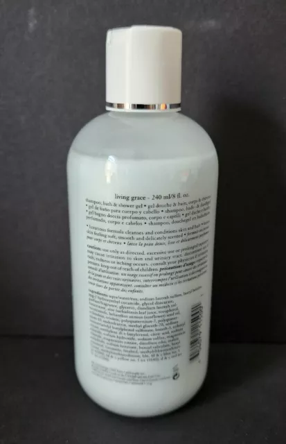 PHILOSOPHY LIVING GRACE SHAMPOO, BATH & SHOWER GEL 8 FL OZ - NEW sealed 3