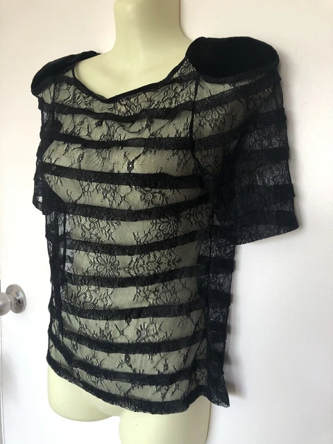 Chemise de nuit Babella modèle 150805 noire dentelle romantique féminine épaules rembourrées tissu doux élasthanne polyester main image 0