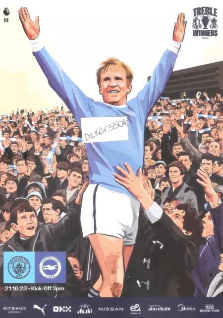 MANCHESTER CITY v Brighton & Hove Albion League Matchday Programme 21.10.2023