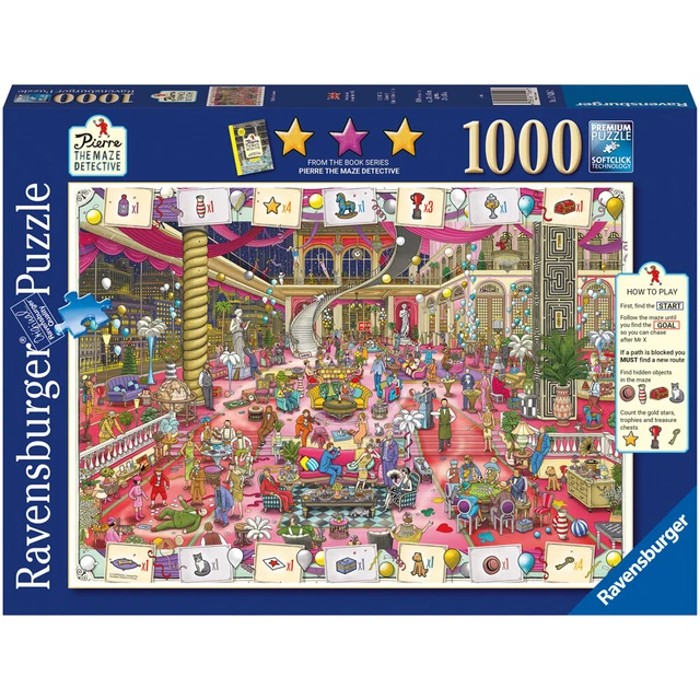 RAVENSBURGER 1000 PIECE Jigsaw Puzzle Pierre the Maze Detective £16.99 ...