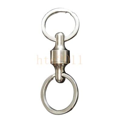 EDC Titanium Alloy TC4/Brass Detachable Quick Release Keychain  Key Ring