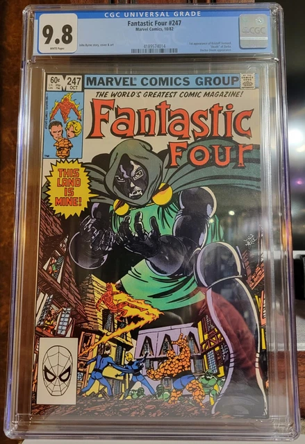FANTASTIC FOUR #247 CGC 9.8 1ST APPEARANCE KRISTOFF VERNARD DOCTOR DOOM Key 1982