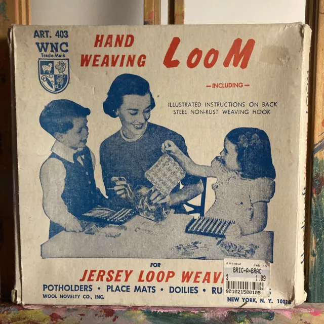 Hand Weaving Loom for Jersey Loop Weaving WNC 403 Vintage Advertising