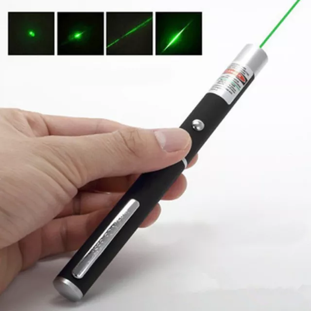 2X LASER POINTER Grün 5000m Reichweite EXTREM STARK/SEHR HELL 1mW LASER POINTER