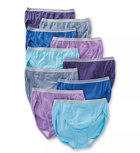 Fruit of the Loom Women's Eversoft Cotton Brief Underwear, Tag Free & Breatha...