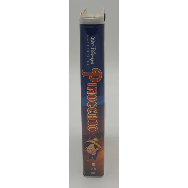 PINOCCHIO VHS WALT Disney Masterpiece Collection Clamshell Case £5.44 ...
