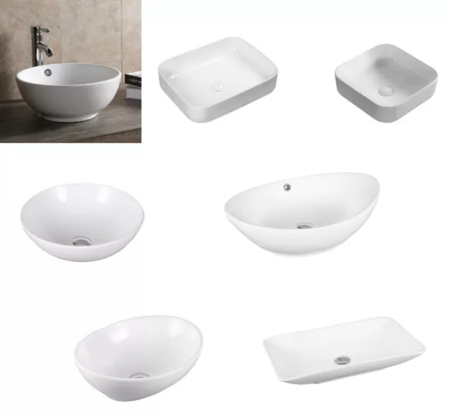 Keramik Aufsatzwaschbecken Waschtisch Waschbecken Waschschale Handwaschbecken Wc