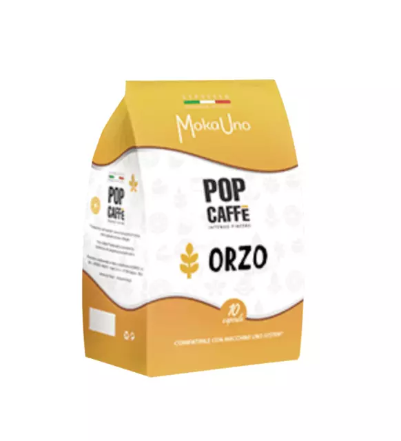 48 Capsules Pop caffè Orzo Mokauno Compatibles Uno System Non 50