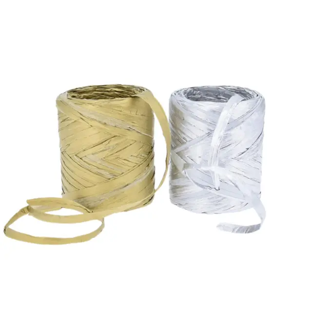 Raffia Paper Craft Ribbon Raffia Ribbon for Gift Wrapping for DIY Supply Craft