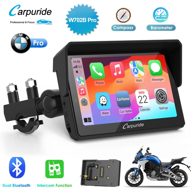 Schermo Carplay Moto CARPURIDE W702B Per BMW - Wireless, 7 Pollici, Impermeabile - Foto 11