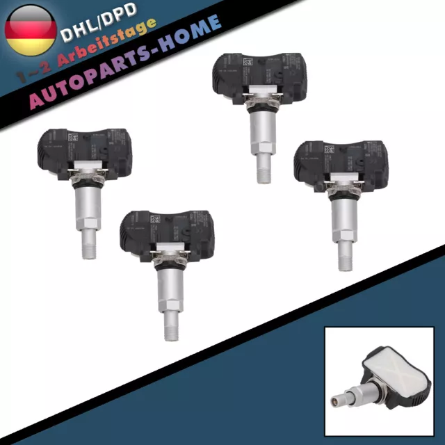 4x RDKS Reifendrucksensor TPMS 36106856209 für BMW F Serie F20 F21 F22 361068818