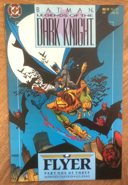 LEGENDS OF THE DARK KNIGHT DC Comics lot of 3 - #24 to #26 November 1991