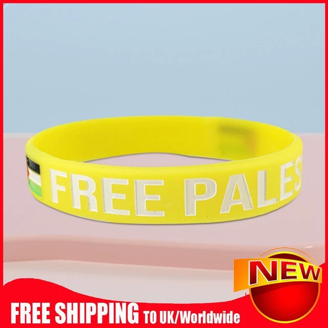 Scented Silicone Wristband Palestine Support