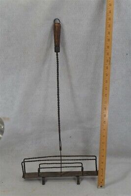 toaster swivel fireplace hand forged iron 18th 19th c original 1780-1850 early