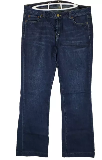Michael Kors Women's Boot Cut Jeans Dark Wash Size 10.
