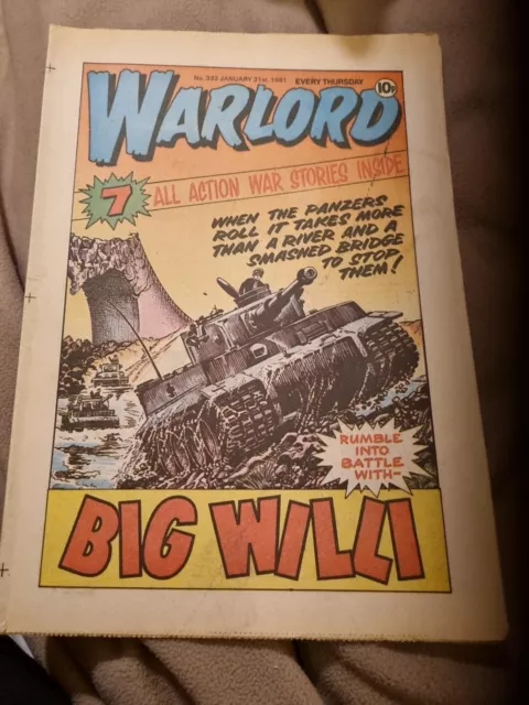 Warlord and Bullet Comic No 332 - 31st January 1981