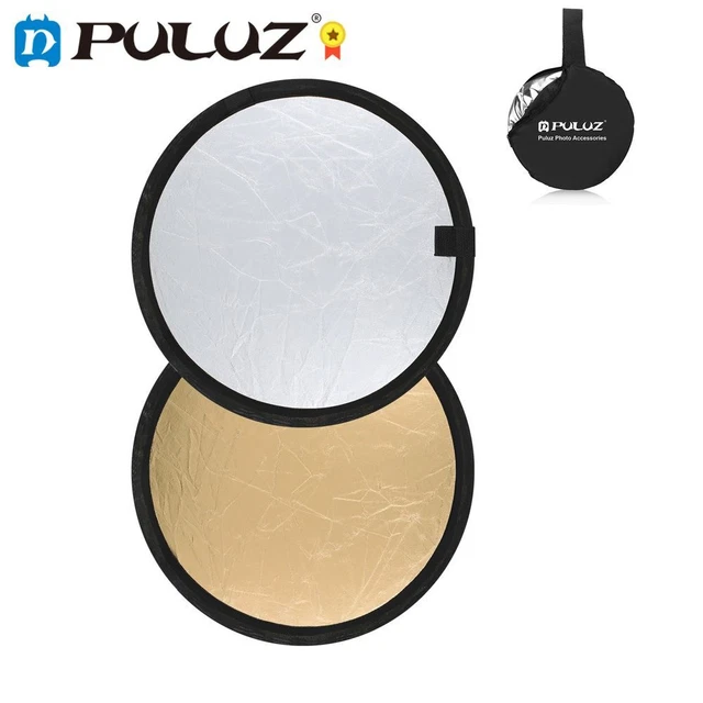 Plata y Oro 2 Colores Estudio Fotográfico Pizarra Reflector Platina Plegado