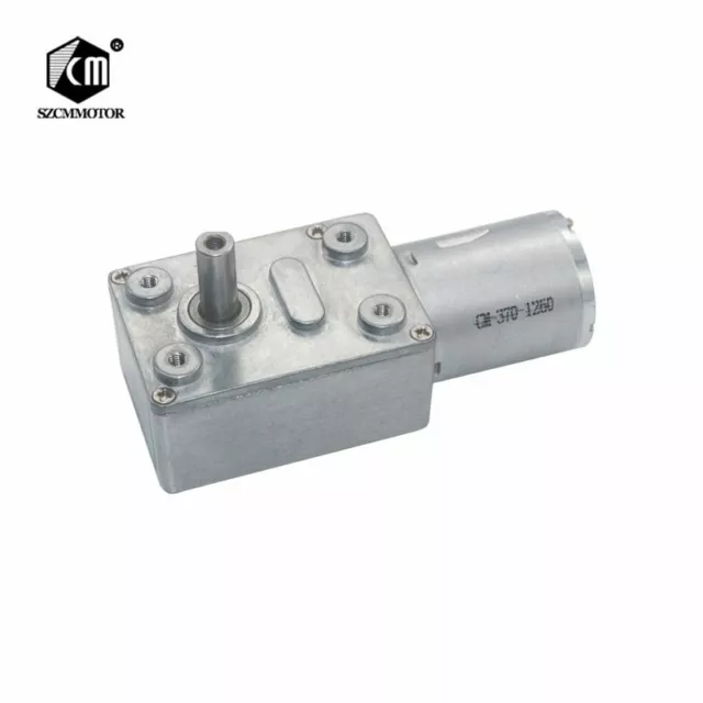 DC6V/12V24V 2RPM to 150 RPM High Torque Speed Reducer Metal Worm Gear Box Motors