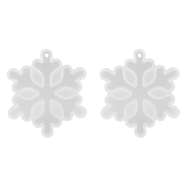 Set 2 Weiß Kieselgel Silikonform Für Hängenden Anhänger Gießform Aus Harz