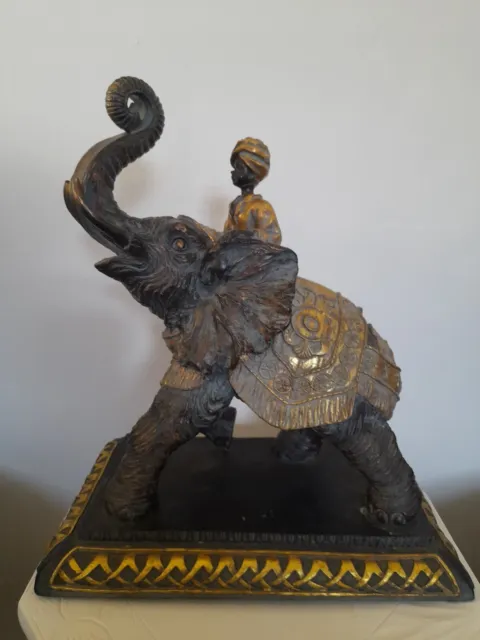 Large Indian Elephant Figure