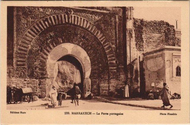 CPA AK MAROC MARRAKECH The Portuguese Porte Flanders (37882)