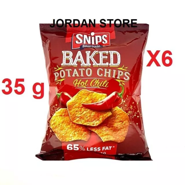 Snips Chips Hot Chili 35gm X 6 pack HALAL حلال