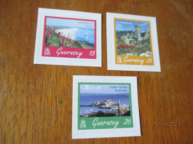 Guernsey 1997 - Coastal Views / Self Adhesives - U/M MNH Set - Sg737 - 739