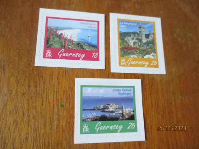 Guernsey 1997 - Coastal Views / Self Adhesives - U/M MNH Set - Sg737 - 739