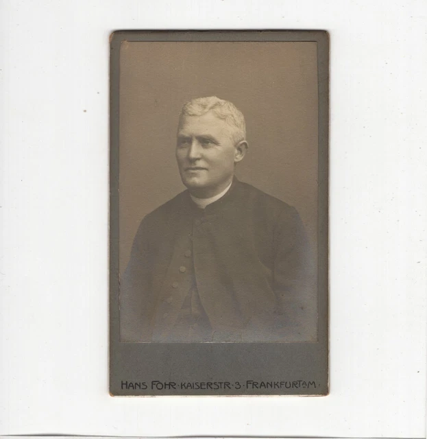 CDV Foto Herrenportrait - Frankfurt Main 1910er