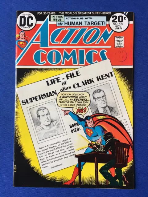 Action Comics#429 VFN+ (8.5) DC ( Vol 1 1973) (C)