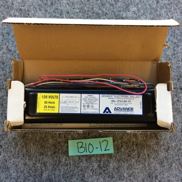 ADVANCE REL1P32RHTP FLUORESCENT Ballast for (1) F32T8 F25T8 F17T8