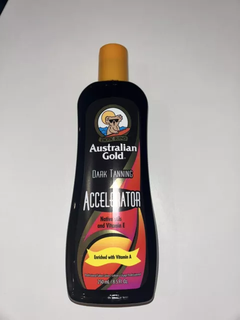 Australian Gold Dark Tanning Accelerator 250ml Sunbed Cream Lotion